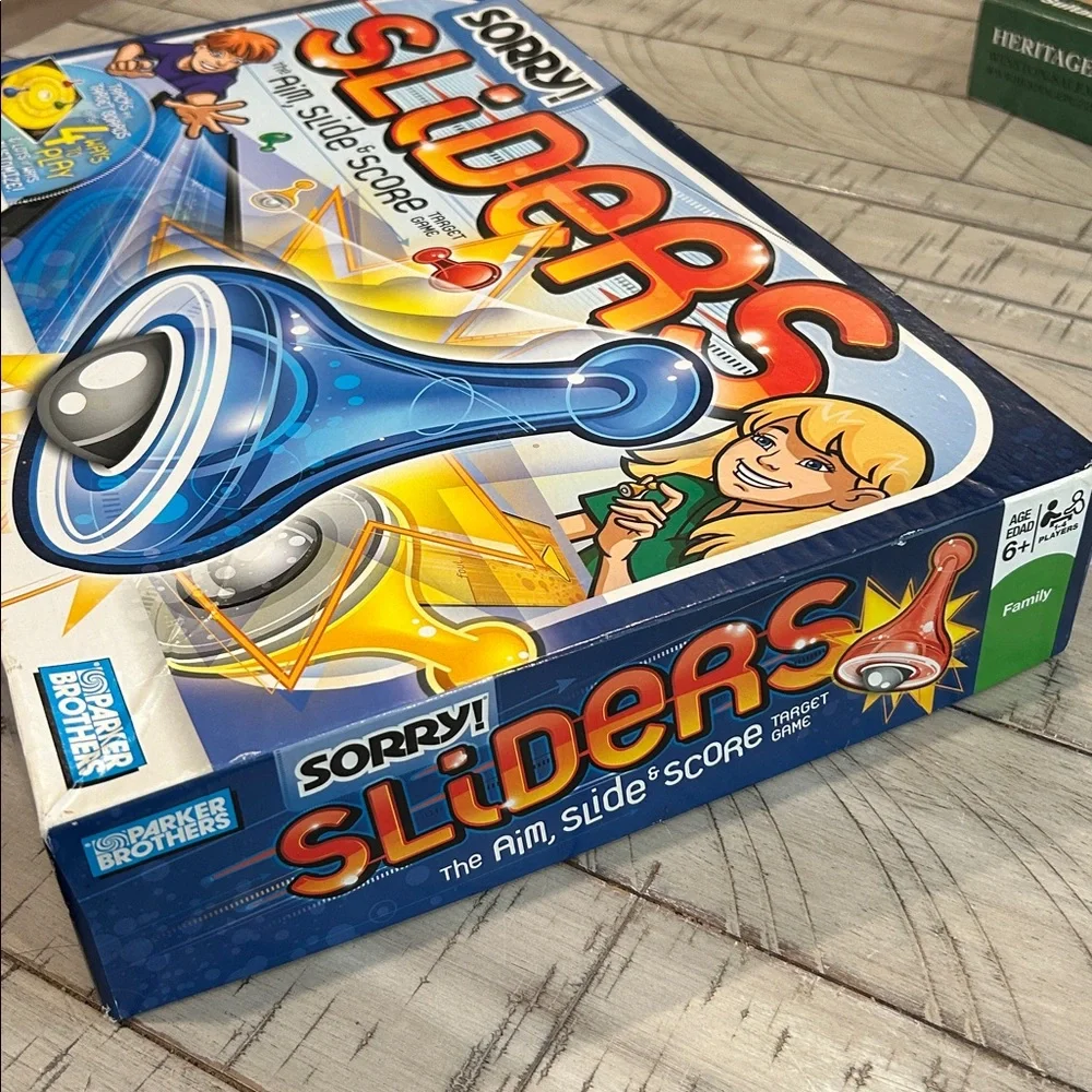 Sorry Sliders Game by Parker Brothers Fun Family Game  1-4 Players 4 ways 2 play